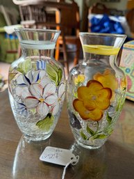 Hand Painted Vases