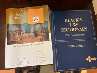 Blacks Law Dictionary & Bar Journal Book Lot
