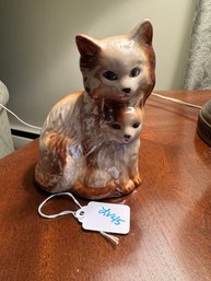 Ceramic Cat Statue