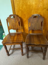 Vintage Wood Chairs