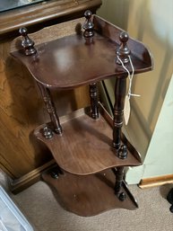 Vintage Wood Corner Shelf