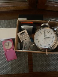 Alarm Clock And Battery Lot