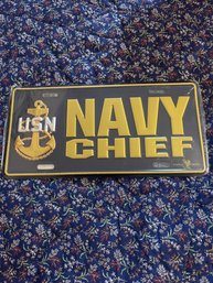 United States Navy Chief Plate