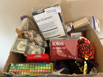 Large Lot Of Games - New Totes Tic-tac-toe Wood Game, Travel Games, & MUCH MORe!