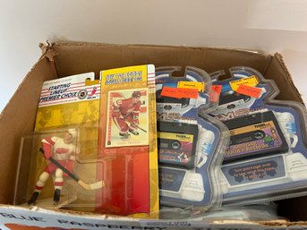 Vintage Toys And Items Lot - Detroit Red Wings, Tiger Tapes & More!