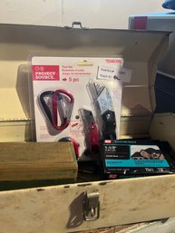Tool Box And Hand Tools Lot