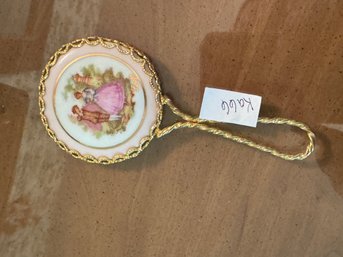 Vintage Limoge Hand Mirror