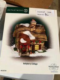 Department 56 Dickens Village House - Hollyberry Cottage Christmas House