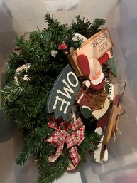 Holiday Decor Lot - Wood Painted Wall Hangings & MUCH MORE!