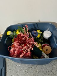 Tub Of Flowers For Cemetery