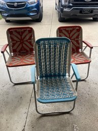Vintage Crochet Chairs