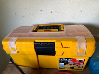 Yellow Toolbox With Contents