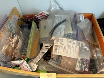 Box Lot Of Household Repair Items