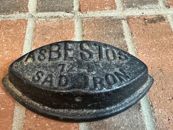 Antique Asbestos 72-B Sad Iron