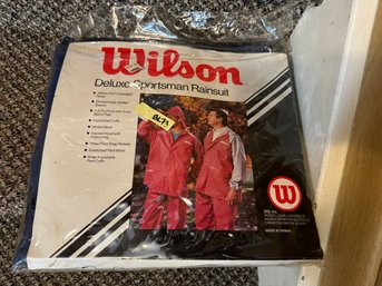 Wilson Size Medium Rain Suit