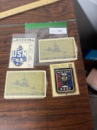 Us Navy And USS Longbeach Decals