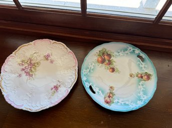 Lot Of Two Antique Plates