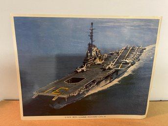 US Navy USS Bonnie Homme Richard Ship Photo