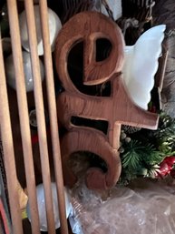 Home Decor Box Lot - Etc Wood Sign, Christmas & More!