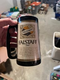 Vintage Falstaff Beer Mug Advertising Thermo Serve