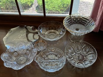 Lot Of Vintage Glassware - Pattern Glass & More!