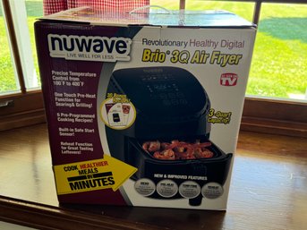 Nuwave Brio 3Q Air Fryer In Box!