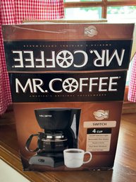 New In Box - Mr Coffee DR Series 4 Cup Coffee Maker