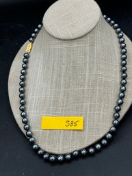 Vintage Faux Tahitian Pearl Necklace