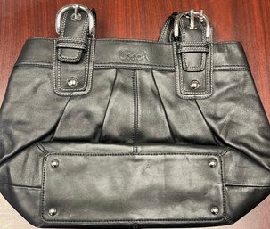 Gorgeous Black Leather Coach Purse - MFSRP $358!