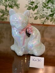 Fenton Art Glass Cat