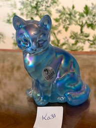 Fenton Art Glass Cat