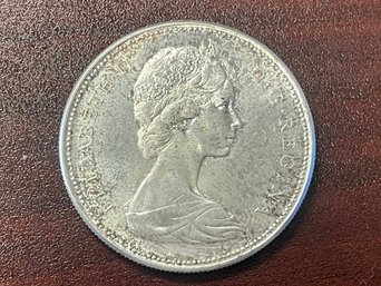 1867 - 1967 1 Dollar Goose Elizabeth II Canada Canadian One Silver Dollar Coin