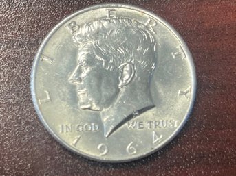 1964 Kennedy Silver Half Dollar (second Available)