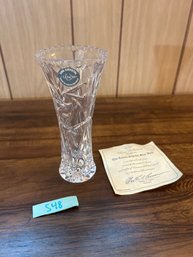 Lenox Crystal Vase