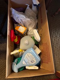 Box Of Cleaning Supplies