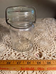 Hazel Atlas Mason Jar With Lid Clear