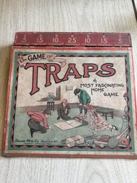 1920 / 1930 Antique Game Of Traps Marble Golf Game