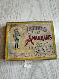 Vintage Letters And Anagrams Board Game