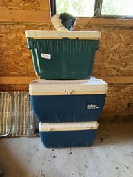 Lot Of Three Coolers