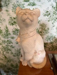 Large Made In USA Vintage Cat Statue