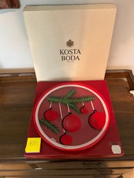 Kosta Boda Plate