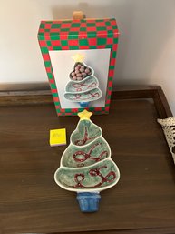 Christmas Tree Treat Tray