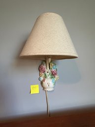 Vintage California Pottery Wall Lamp