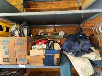 Huge Shelf Of Mixed Items - Car Items, Coveralls & More!