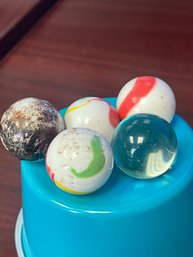 Multicolor Vintage Marble Shooters