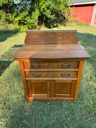 Antique Oak Cabinet