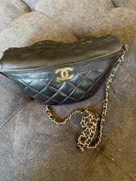 Double C Quilted Purse