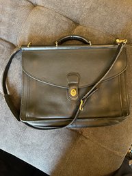 Vintage Leather Coach Briefcase