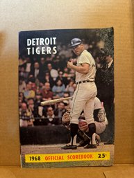 1968 Detroit Tigers Official Scorebook