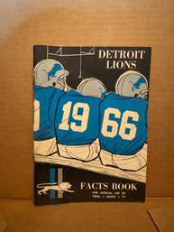 1966 Detroit Lions Facts Guide
